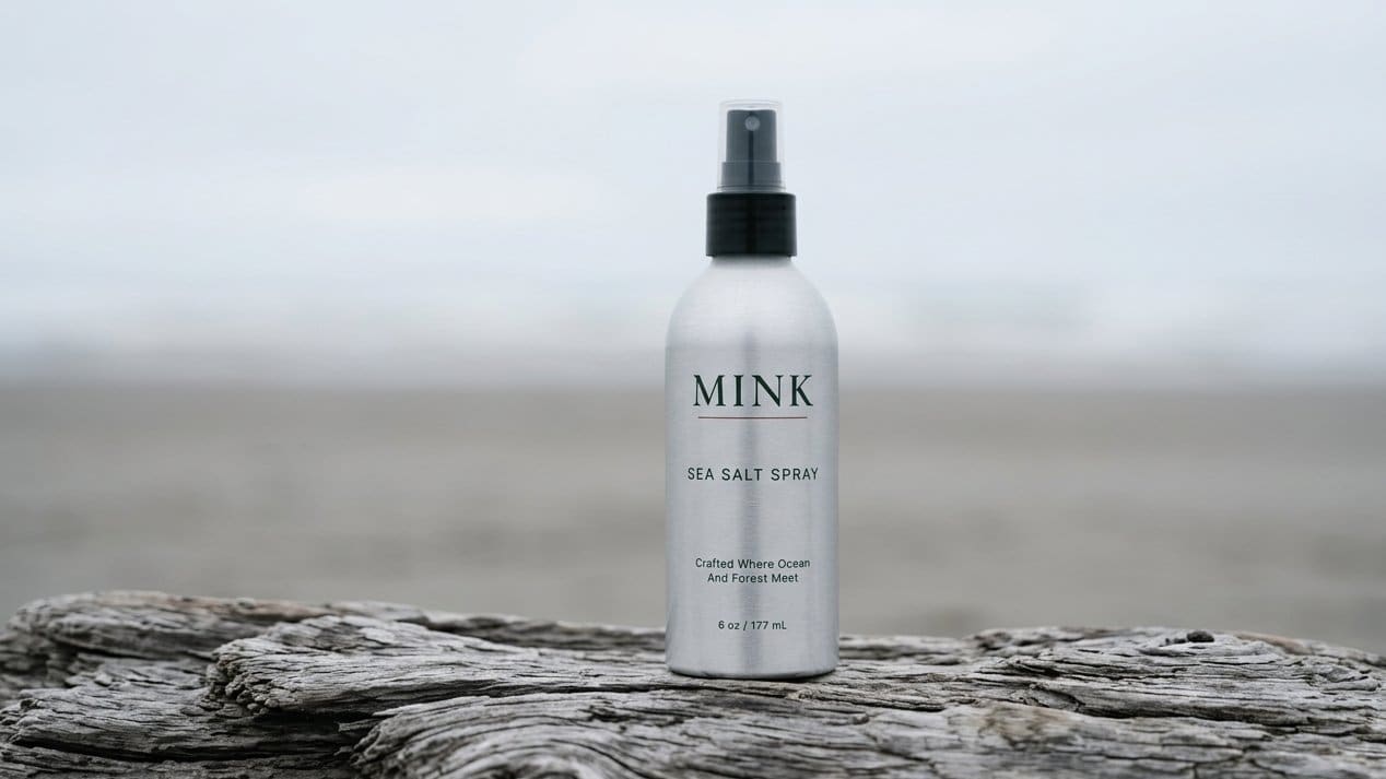 MINK Sea Salt Spray bottle